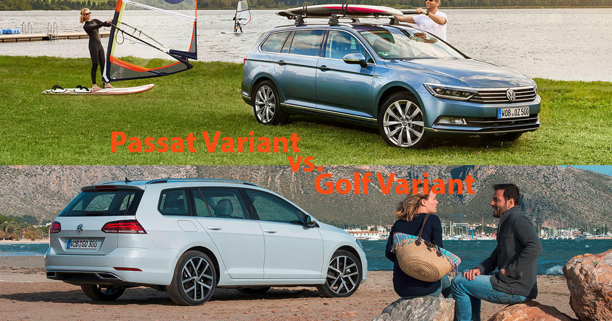 VW Golf Variant oder VW Passat Variant (2018): Welcher ist der